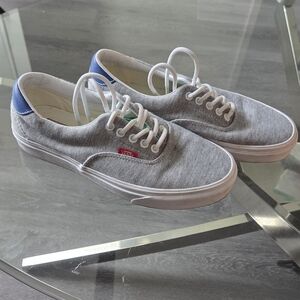 Vans Gray and Blue Men's Sneakers